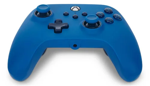 Vista 10 de PowerA Advantage Wired Controller for Xbox Series XS - Blue, Xbox Controller with Detachable 10ft USB-C Cable, Mappable Buttons, Trigger Locks and