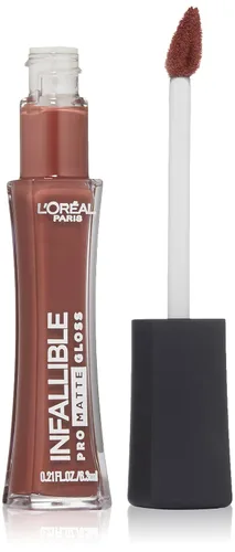 Vista 9 de L'Oréal Paris Infallible Lip Pro Matte Gloss, Aphrodite Kiss, 0.21 onzas líquidas