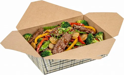 Vista 52 de Restaurantware Bio Tek - Cajas para llevar de 30 onzas, 200 loncheras para llevar, cierre de tabulación, resistentes al calor, desechables, de papel