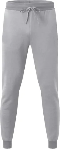Vista 3 de GIERIDUC Pantalones cargo de cintura elástica para hombre, pantalones de pijama extra largos para hombre, pantalones de vestir plisados negros