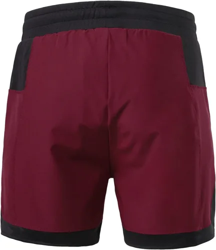 Vista 2 de ARSUXEO Pantalones cortos de correr para hombre con forro de 4 pulgadas, para entrenamiento, gimnasio, entrenamiento, atléticos, 2 bolsillos