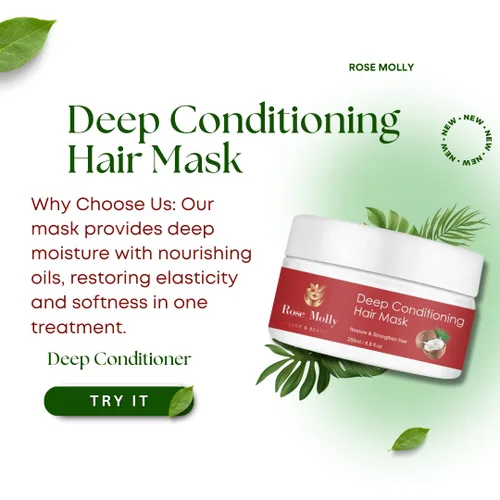 Vista 4 de Mascarilla capilar de acondicionamiento profundo, 8.8 onzas líquidas, restaura y fortalece el cabello