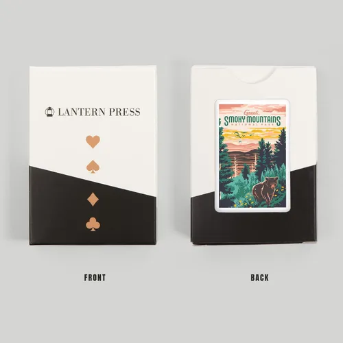 Vista 8 de Lantern Press Great Smoky Mountains National Park, Explorer Series (52 cartas de juego, baraja de cartas de tamaño póker con comodines)