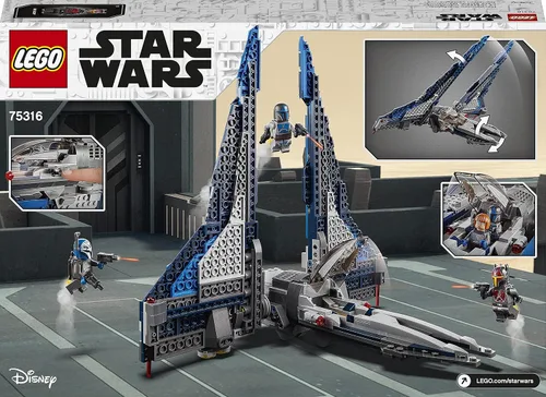 Vista 10 de LEGO® Star Wars 75316 cazador estelar mandaloriano™ a partir de 9 años