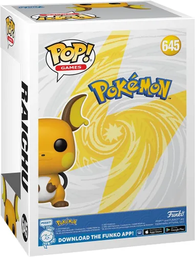 Vista 3 de Funko - Figura Pokémon - Raichu Pop 3.9 in - 0889698742306
