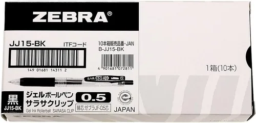 Vista 3 de Bolígrafo Zebra Sarasa Clip 0.5 mm, negro (JJ15-BK)