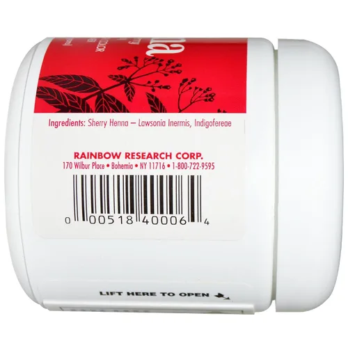 Vista 2 de Rainbow Research Henna de Jerez, 4 oz en polvo
