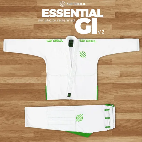 Vista 2 de Sanabul Essential BJJ Gi para mujer Jiu Jitsu brasileño para mujer Kimono ligero, tela preencogida