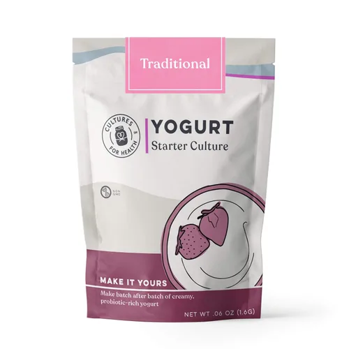 Vista 11 de Cultures for Health Cultura de yogur griego 2 paquetes de yogur probiótico estilo reliquia deshidratado para bricolaje Delicioso para batidos