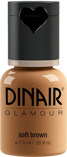 Vista 10 de Dinair Base de maquillaje con aerógrafo Marrón oscuro GLAMOUR: Natural, Cobertura ligera, Mate 1/4oz