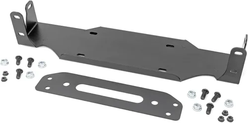 Vista 5 de Rough Country Placa de montaje de cabrestante para Jeep Wrangler JL - 10652 2018-2024