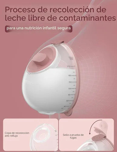 Vista 4 de Momcozy - Bomba extractora de leche V1 Pro de grado hospitalario, sacaleche portátil y manos libres, bomba eléctrica mejorada con 3 ritmos ajustados