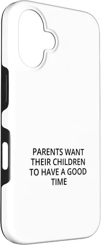 Vista 3 de iPhone 16 Parents want their children to have a good time Case