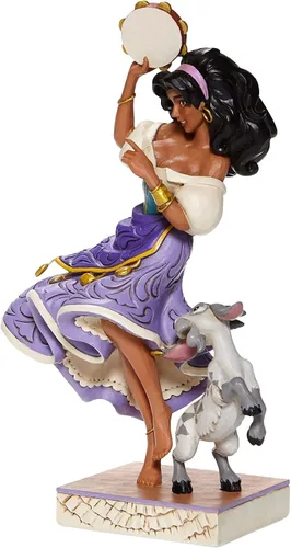 Vista 3 de Enesco Disney Traditions by Jim Shore - Figura de Esmeralda y Djali, 8.75 pulgadas, multicolor