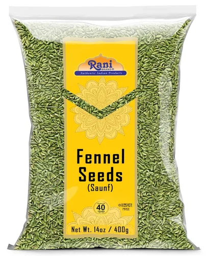 Vista 11 de Rani Semillas de hinojo Lucknowi (hinojo pequeño fino) especias enteras 7 onzas (7.05 oz) ~ Todo natural Apto para gluten Sin OMG Vegano