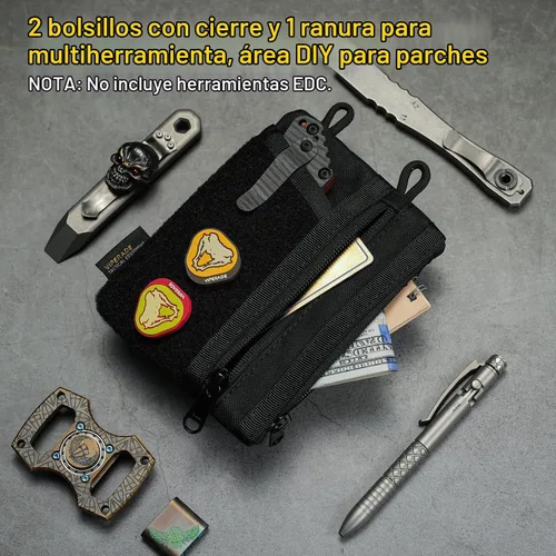 Vista 3 de VIPERADE VE16 - Bolsa EDC para hombre, organizador de bolsillo multiherramienta para equipos EDC
