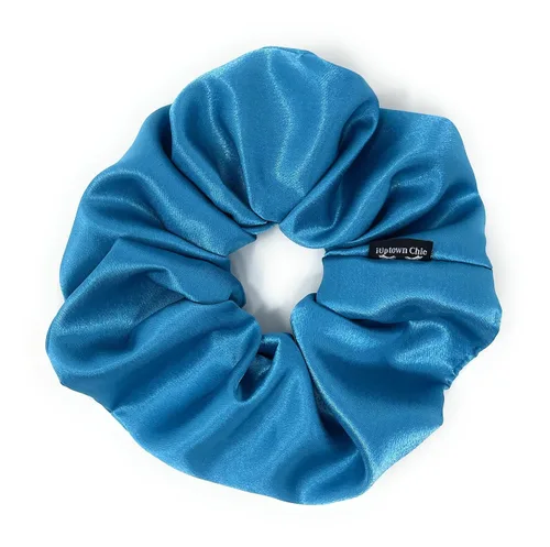 Vista 28 de XL Satin Scrunchie for Thick Hair – Oversized Hair Scrunchy for Ponytail Bun or Sleeping – Frizz Free Satin Hair Tie for Women and Girls