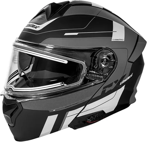 Vista 5 de Castle X CX935 Raid - Casco eléctrico modular para nieve (brillo rosa glo/carbón - XS)