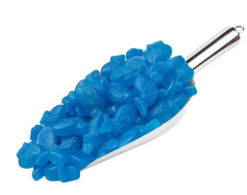 Vista 5 de McCormicks Blue Whales - Caramelos de gomita, 300 unidades, 4.0 lbs/4 libras, bolsa, importado de Canadá)