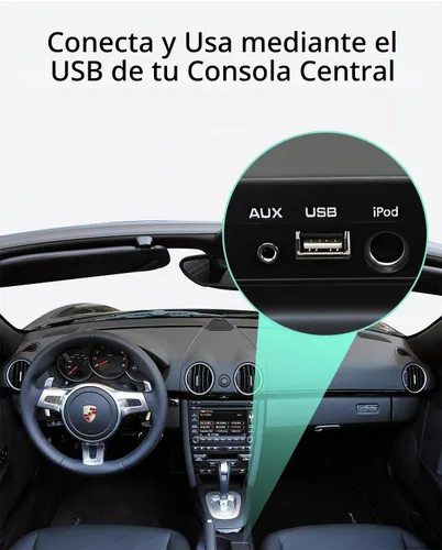 Vista 6 de Adaptador de coche Bluetooth para Porsche PCM3.0, receptor Bluetooth