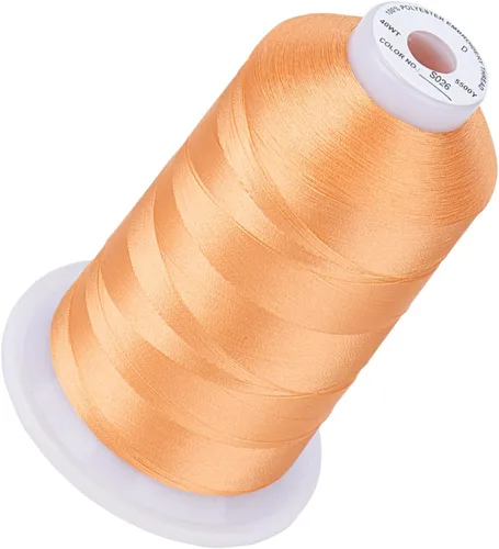 Vista 8 de Simthread 5500 yardas de hilo de bordar, 5000M de alto rendimiento 40WT 100% hilo de poliéster – 170+ colores vívidos, clasificado de alta velocidad