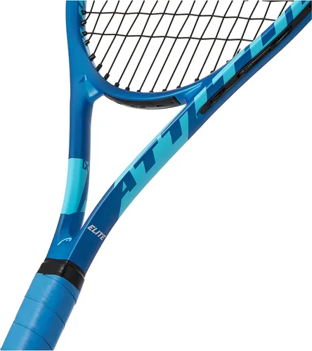 Vista 4 de Head Metallix Attitude Elite - Raqueta de tenis azul para adultos, raqueta de tenis ligera para adultos, tamaño mediano para una mezcla de potencia