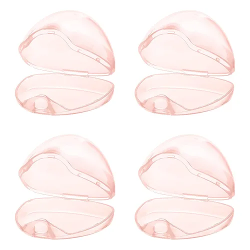 Vista 9 de Accmor Funda para chupete, estuche para chupete, contenedor para chupete para viajes, sin BPA, transparente, paquete de 2