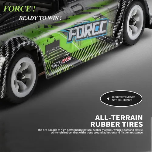 Vista 7 de GoolRC WLtoys 284131 - Coche de deriva a control remoto, escala 1:28, 4WD 30KM/H, coche eléctrico de alta velocidad RTR, chasis de metal, 2