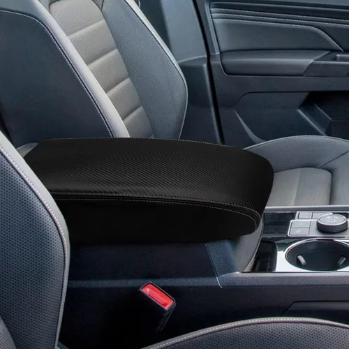Vista 9 de INTGET Funda para consola central Volkswagen/VW Atlas 2025 2024, funda de cojín para reposabrazos, cubierta de consola central, protector de tapa