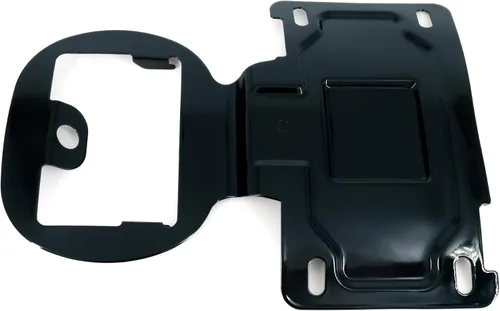 Vista 6 de Americruise - Soporte para placa de motocicleta compatible con Harley CVO Electra Road Glide FLHTKSE FLHTCU FLHTCUL FLHTKL FLTRUSE (negro)