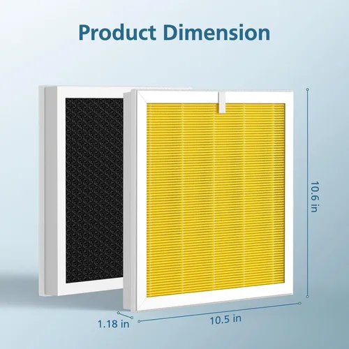 Vista 2 de Filtro G3 para el Cuidado de Mascotas Compatible con Purificador de Aire AMEIFU G3 (Sferf-30) y Purificador de Aire VEWIOR A3, Filtro HEPA