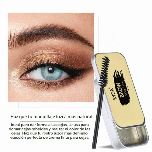 Vista 3 de Ownest Kit de Jabón para Cejas, Jabón para Peinar Cejas, Pomada para Cejas Impermeable y a Prueba de Manchas de Larga Duración para Cejas Naturales