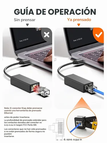 Vista 2 de CableCreation Conectores RJ45, paquete de 100 conectores de enchufe modular