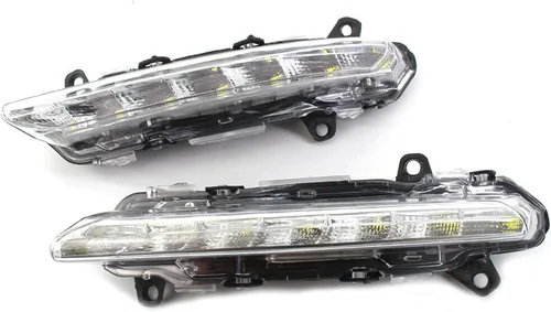 Vista 4 de Luz diurna LED para Mercedes Benz Clase S W221 S350 S450 S500 S550 CL550 CL600 CLS550 C250 C300 C350 R350 GLK350 parachoques delantero luz