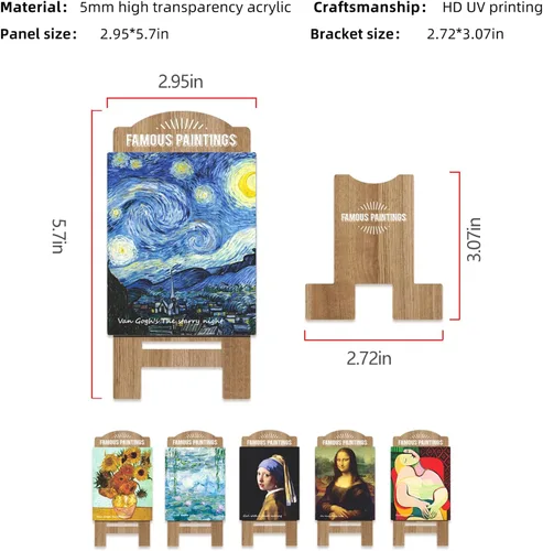 Vista 7 de Bonito y artístico soporte para teléfono celular para escritorio, soporte multifuncional para teléfonos, iPads, interruptor, Kindle y consolas