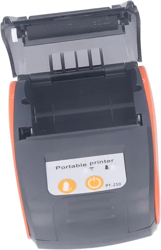 Vista 5 de YWBL-WH Impresora térmica de recibos POS Bluetooth Mini impresora de billetes de 2.283 in compatible con Android, iOS, máquina de impresión