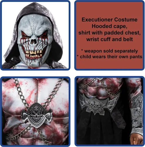 Vista 2 de Rubies Child's Forum Executioner CostumeChild's Costume