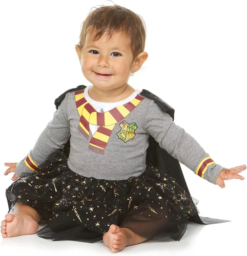 Vista 3 de Harry Potter Infant Baby Girl Costume - Halloween Hooded Dress Cosplay