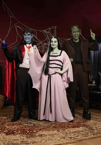 Vista 3 de Disfraz de Lily Munster de The Munsters para mujer