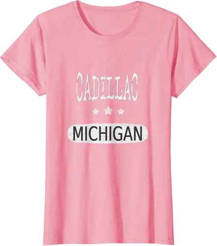 Vista 16 de Vintage Cadillac Michigan Camiseta