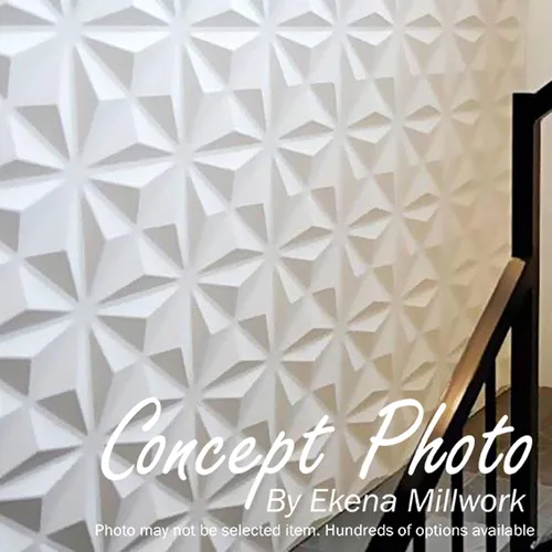 Vista 16 de Ekena Millwork WP20X20INWH 19 5/8 pulgadas de ancho x 19 5/8 pulgadas de alto Inula EnduraWall Decorativo 3D Panel de Pared Cubre 2.67 pies cuadrados