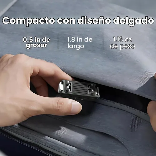 Vista 6 de Soporte magnético de metal compatible con adaptador de liberación rápida Insta360 X6/X4 Air/X5/Ace Pro 2/Ace Pro