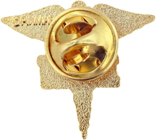 Vista 23 de PinMart s Caduceus - Pin de solapa esmaltado para enfermería, insignia ideal para CNA, accesorios de asistente médico, insignia de enfermera