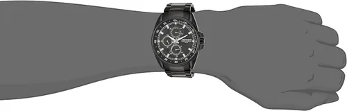 Vista 2 de Armitron Reloj de pulsera negro con esfera multifunción 205224BKTI para hombre, Negro