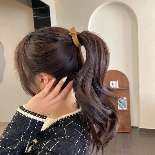 Vista 4 de 8 pinzas para el cabello con hebilla de cola de caballo mate grande, clip de garra de cola de caballo alta, accesorios antideslizantes