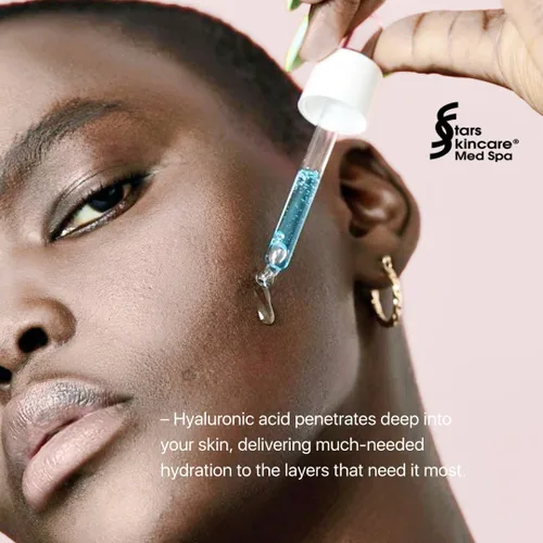 Vista 3 de Suero de ácido hialurónico puro 100% puro Suero facial antienvejecimiento para líneas finas y arrugas Solución de hidratación de la piel Suero