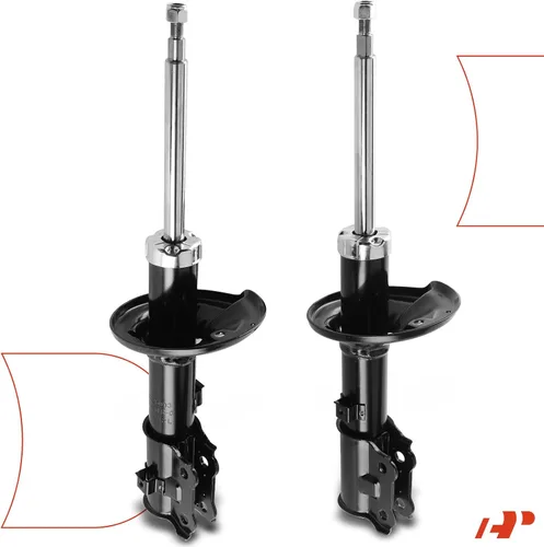 Vista 8 de A-Premium Par delantero [2] Conjunto de puntal compatible con Hyundai Accent 2000-2005, lado del conductor y del pasajero Para Hyundai Accent
