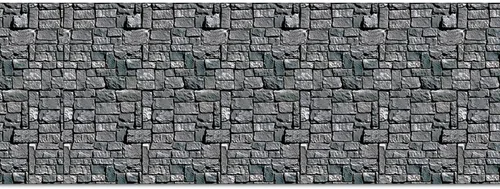Vista 15 de Beistle Telones de fondo de pared sangrientos, 2 revestimientos de pared de plástico realistas con estampado de sangre goteante para Halloween