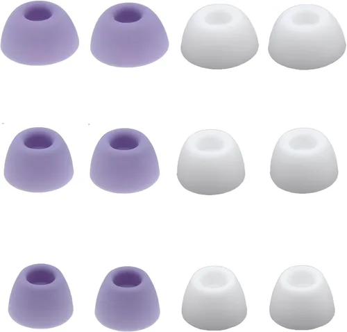 Vista 8 de 6 pares de puntas negras de repuesto de silicona S/M/L para Galaxy Buds 2 Pro, compatibles con Samsung Galaxy Buds 2 Pro