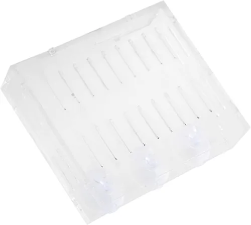 Vista 9 de Yosoo Health Gear Taza de plantación de acuario, maceta acrílica para plantas acuáticas, soporte para macetas acuáticas con 3 ventosas, taza